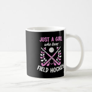 Caneca De Café Camisa de hóquei engraçada para meninas jogadoras