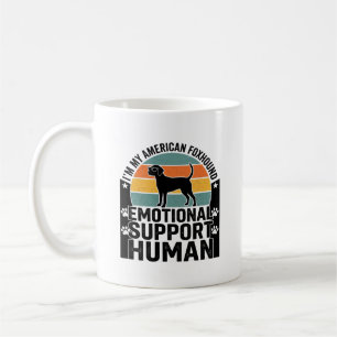 Caneca De Café Camisa de Humano de Suporte Emocional American Fox