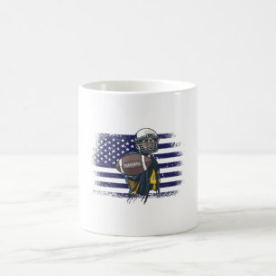 Caneca De Café Camisa de Jersey de Fã de Futebol Americano Bandei