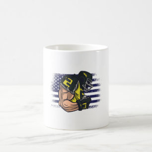 Caneca De Café Camisa de Jersey de Fã de Futebol Americano Bandei