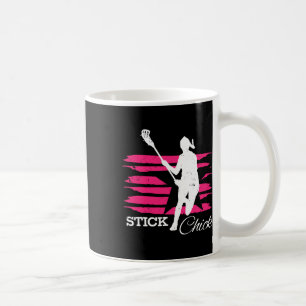 Caneca De Café Camisa De Lacrosse De Pintinhos De Vaca Para Menin