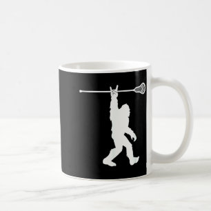 Caneca De Café Camisa de Lacrosse Vintage Lax Pé Grande Sasquatch