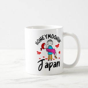 Caneca De Café Camisa de Lua de Mel Casais de Noivos Noiva Noivo