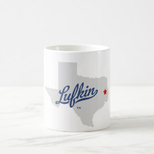 Caneca De Café Camisa de Lufkin Texas TX