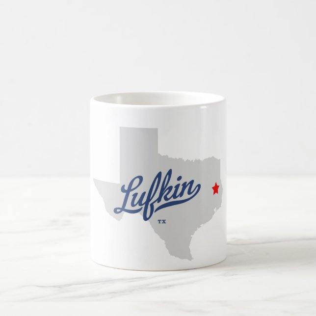 Caneca De Café Camisa de Lufkin Texas TX (Centro)