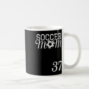 Caneca De Café Camisa de Mãe de Futebol Número 37 Jogador Favorit