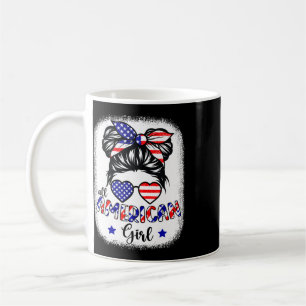 Caneca De Café Camisa de Menina Totalmente Americana para 4 de Ju