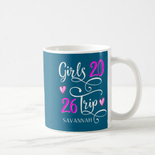 Caneca De Café Camisa de Meninas Viagem Savannah Geórgia Vacação