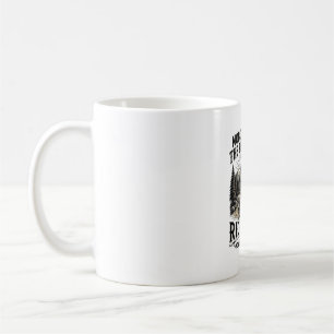 Caneca De Café Camisa de motociclista vintage de bicicleta do pai