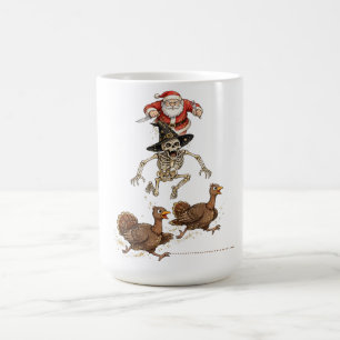 Caneca De Café Camisa de Natal do Dia das Bruxas Hauntsgiving