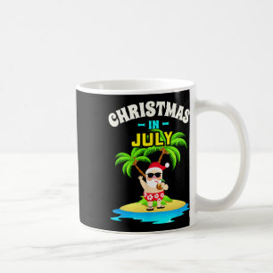 Caneca De Café Camisa de Natal em Julho Férias de Verão do Natal