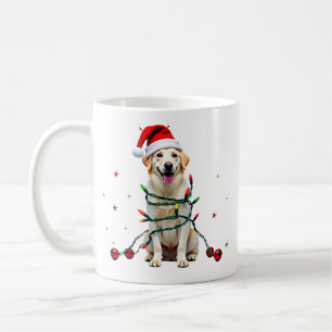 Caneca De Café Camisa de Natal Feia de Cachorro Boxer Branco, Div
