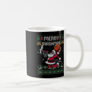 Caneca De Café Camisa de Natal Feia Funny Sketll Papai Noel Alegr