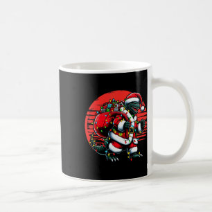 Caneca De Café Camisa de Natal Santazilla Monstro Japonês Kaiju 