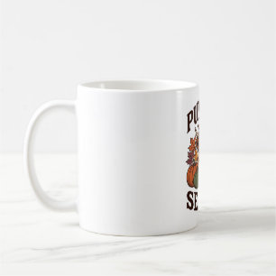 Caneca De Café Camisa de Outono Vintage da Temporada de Abóbora d