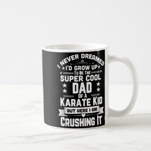 Caneca De Café Camisa de Pai Super Legal de um Garoto de Karatê