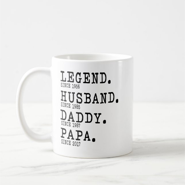 Caneca De Café Camisa de papa de legenda (Esquerda)