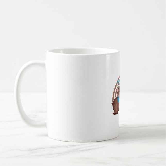 Caneca De Café Camisa De páscoa, Meu Bumbum Magoa Páscoa De Choco (Esquerda)