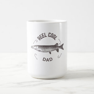 Caneca De Café Camisa de pesca para o pai muito fixe