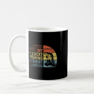 Caneca De Café Camisa de Pesca Vintage Retro Minha Camisa de Pesc