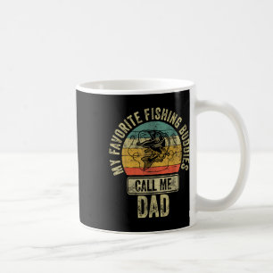 Caneca De Café Camisa de Pescador Meus Amigos de Pesca Me Chamam 