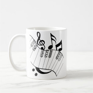Caneca De Café Camisa de Presente para Tocador de Piano Incrível 