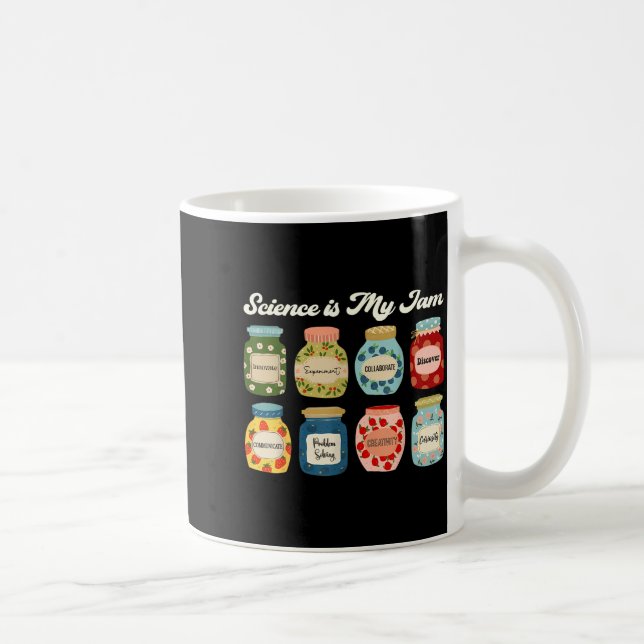 Caneca De Café Camisa de Professor de Ciência É Meu Jam Stem Alun (Direita)