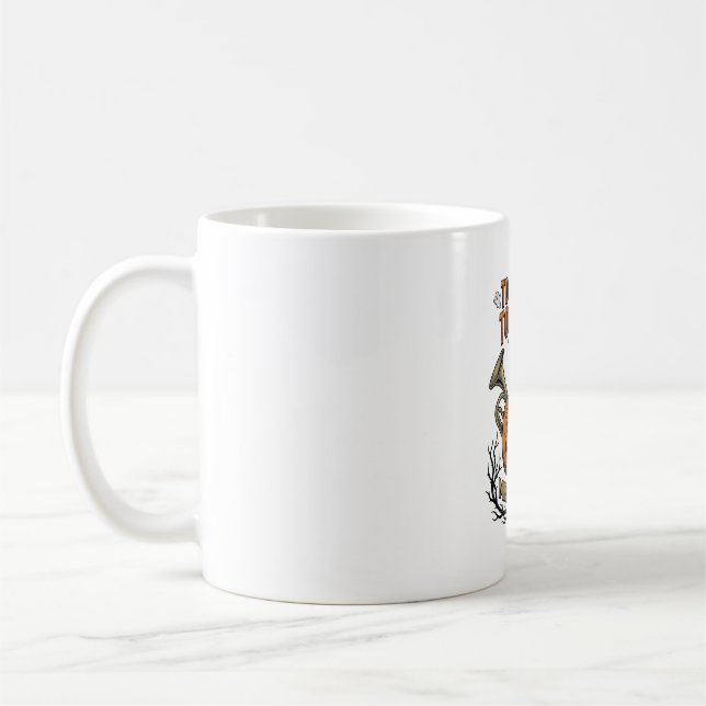 Caneca De Café Camisa de professora de música com gravação de abó (Esquerda)