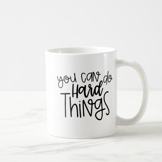 Caneca De Café Camisa De Professora Do Dia Você Pode Fazer Coisas (Direita)