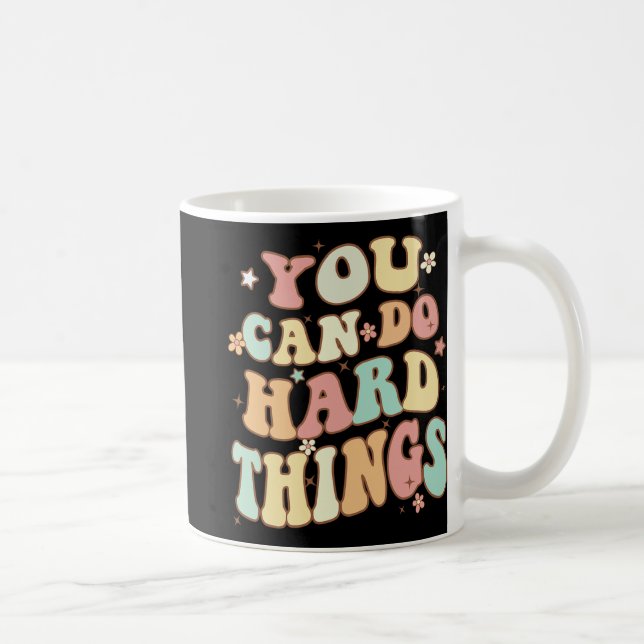 Caneca De Café Camisa De Professora Do Dia Você Pode Fazer Coisas (Direita)