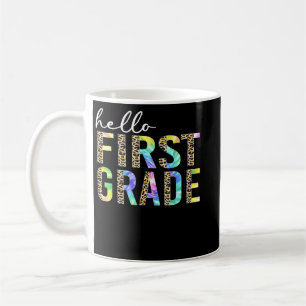 Caneca De Café Camisa De Professores Da Classe 1rua, Tie Dye Leop