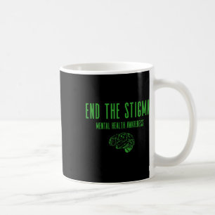 Caneca De Café Camisa De Sensibilização Para A Saúde Mental - Ext