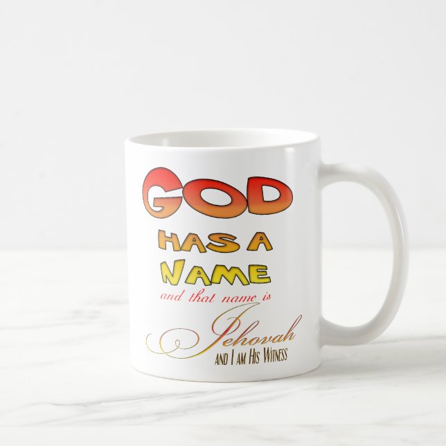 Caneca De Café Camisa de Testemunhas de Jeová (Direita)
