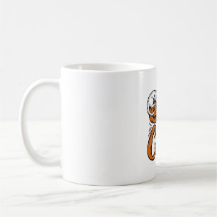Caneca De Café Camisa de tipografia de abóbora de gato de Hallowe
