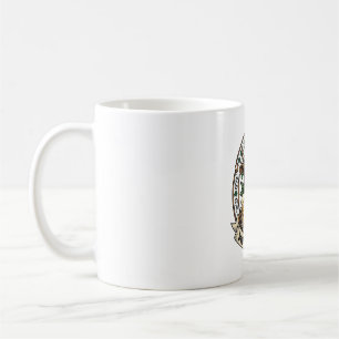 Caneca De Café Camisa de Vaca Irlandesa Design de Cerveja Vintage