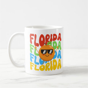 Caneca De Café Camisa de Verão para crianças Laranja da Flórida
