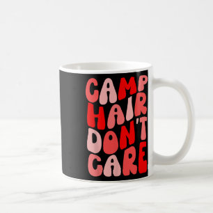 Caneca De Café Camisa de verão para menina Cabelo de Acampamento
