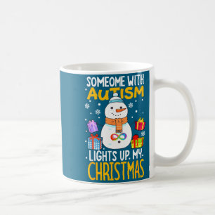 Caneca De Café Camisa Divertida Conscientização do Autismo Boneco