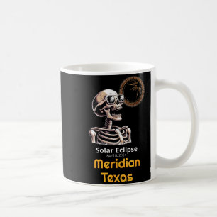 Caneca De Café Camisa Divertida Esqueleto Eclipse Solar Meridian