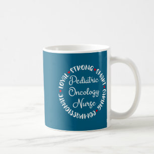 Caneca De Café Camisa do Amor Enfermeira de Oncologia Pediátrica