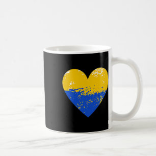 Caneca De Café Camisa do Coração da Ucrânia Amante Ucraniano Apoi