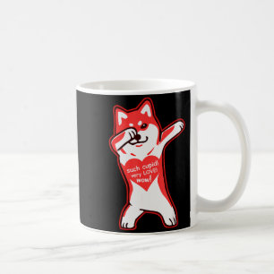 Caneca De Café Camisa do Dia dos Namorados do Meme Doge - Shiba I