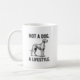 Caneca De Café Camisa do Great Dane – “Não é um Cachorro. Um Esti