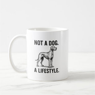 Caneca De Café Camisa do Great Dane – “Não é um Cachorro. Um Esti