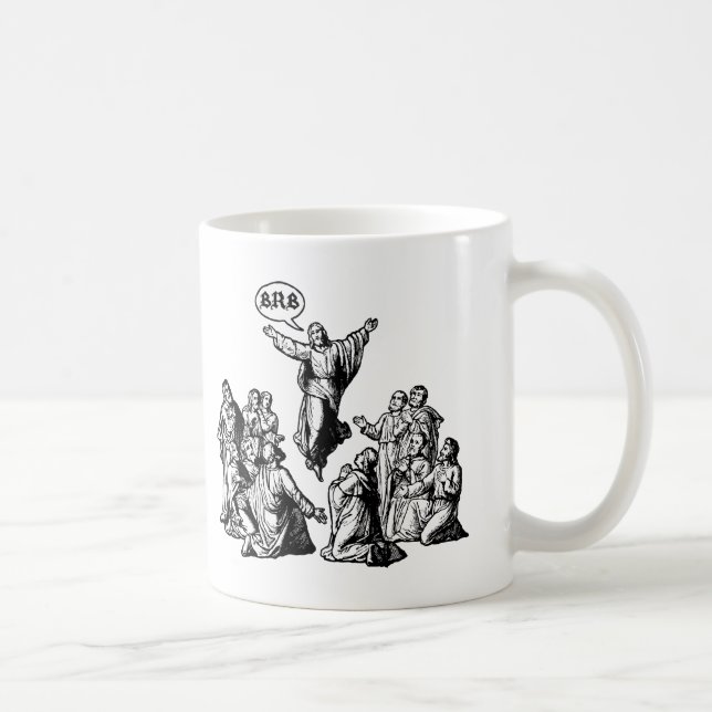 Caneca De Café Camisa do lol de Jesus BRB (Direita)