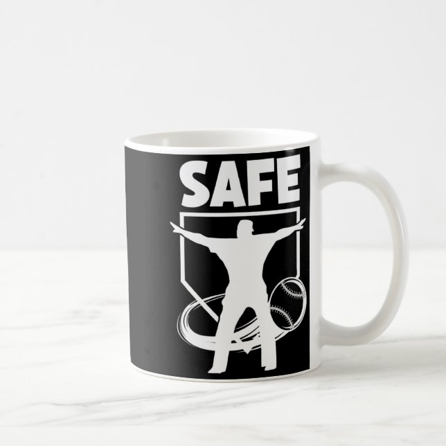Caneca De Café Camisa do Melhor Árbitro de Beisebol Chamadas Segu (Direita)