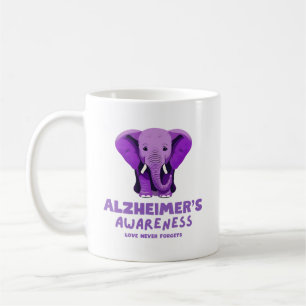 Caneca De Café Camisa do Mês de Consciência do Alzheimer,