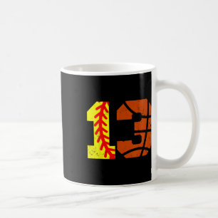 Caneca De Café Camisa do Número 13 Softll Sketll Diversão Anivers
