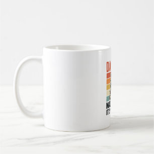 Caneca De Café Camisa do Papai Tax Raccoon Vintage Design de Cami