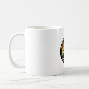 Caneca De Café Camisa do pôr do sol do Dachshund Design de amante
